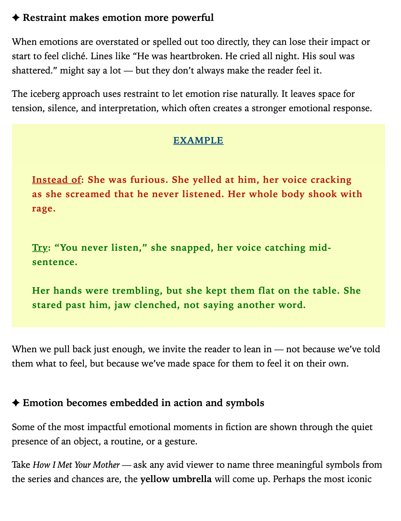 Writing with Emotion Module